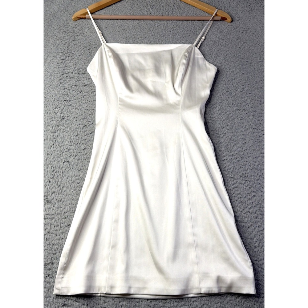 Aritzia Sunday Best Slip Dress Womens Size 0 Cami Slip Dress Satin Ivory